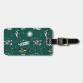 Étiquette À Bagage LOONEY TUNES™ Soccer Playbook Pattern (Devant horizontal)