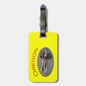 Étiquette À Bagage L'Orégon (Dos Vertical)