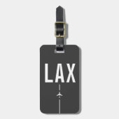 Étiquette À Bagage Los Angeles LAX Airport Code - Aviation (Devant Vertical)