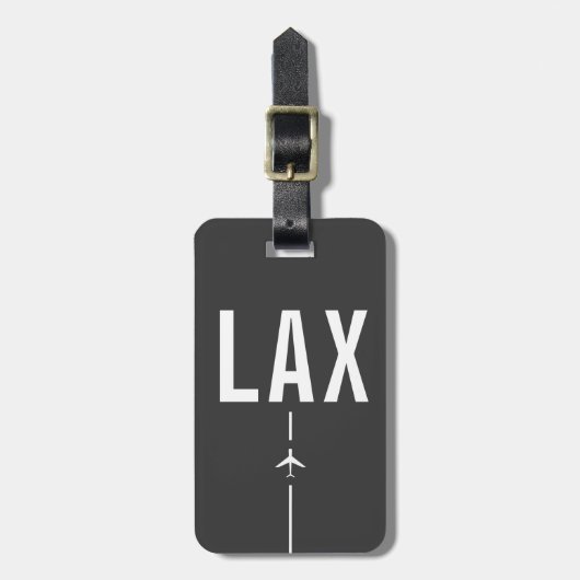 Étiquette À Bagage Los Angeles LAX Airport Code - Aviation (Devant Vertical)