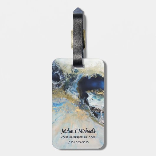 Étiquette À Bagage Los Mares (Dos Vertical)