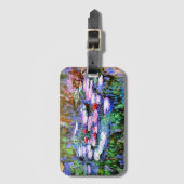 Étiquette À Bagage Los Nenufares (nénuphars) par Claude Monet (Devant Vertical)