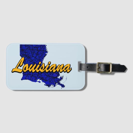 Étiquette À Bagage Louisiane (Devant Horizontal)