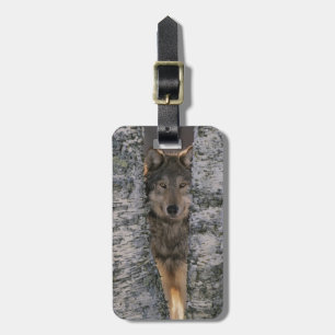 Étiquette À Bagage Loup