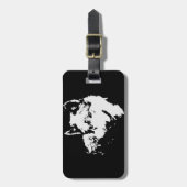 Étiquette À Bagage Loup (Devant Vertical)