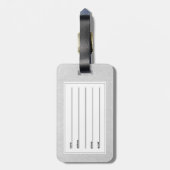 Étiquette À Bagage loup (Dos Vertical)