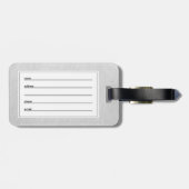 Étiquette À Bagage loup (Dos horizontal)