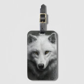 Étiquette À Bagage Loup (Devant Vertical)