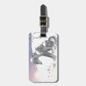 Étiquette À Bagage Loup d'hiver (Devant Vertical)