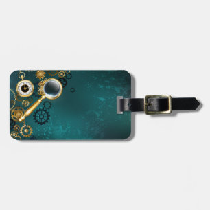 Étiquette À Bagage Loupe en style Steampunk