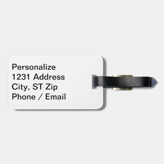 Étiquette À Bagage Love Cheerleader (Dos horizontal)