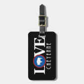 Étiquette À Bagage LOVE Cheyenne (Devant Vertical)