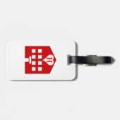 Étiquette À Bagage Love Hotel Japanese Emoji (Dos horizontal)