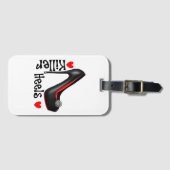 Étiquette À Bagage Love Killer talons Girly Shoe Graphic (Devant Horizontal)