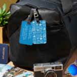 Étiquette À Bagage Love Notes from the Sea Seashell Ocean Beach<br><div class="desc">Get ready for adventure with this awesome custom luggage tag Makes a great gift for a traveler! You can customize it and add text too by clicking "personalize" or delete the back side and leave blank. Be sure to take a look at all the color options. Check my shop for...</div>