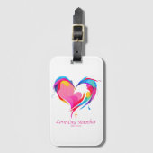 Étiquette À Bagage Love One Another Bible Verse John 1334 (Devant Vertical)