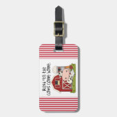 Étiquette À Bagage Lu 'jusqu'aux vaches venez à la maison (Devant Vertical)