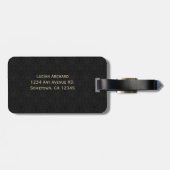 Étiquette À Bagage Lucifer Alchemy Sigil Gothic (Dos horizontal)