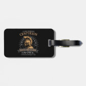 Étiquette À Bagage Lucius Voreno, un célèbre Centenaire Romain Luggin (Dos horizontal)