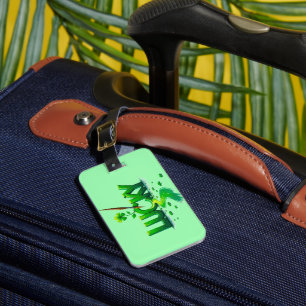 Étiquette À Bagage Lucky Clover Design pour la St. Patrick's Day