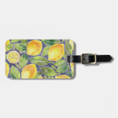 Étiquette À Bagage Lucky Lemon (Devant horizontal)