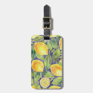 Étiquette À Bagage Lucky Lemon