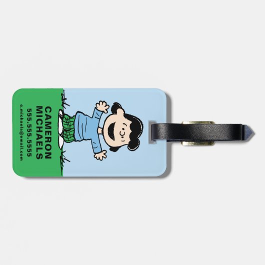 Étiquette À Bagage Lucy Avec Bras Large (Dos horizontal)