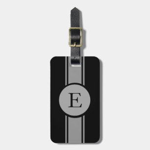 ÉTIQUETTE À BAGAGE LUGGAGE/BAG CHIC TAG_252 GRAY/BLACK/MONOGRAM
