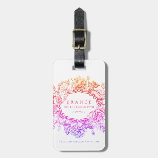 Étiquette À Bagage Luggage tag (Devant Vertical)