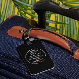 Étiquette À Bagage Luggage Tag Dark