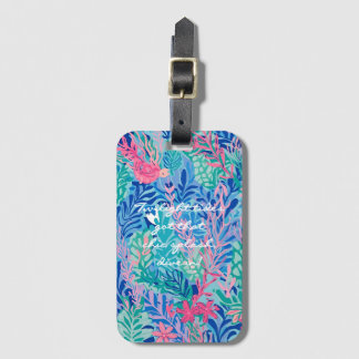 Étiquette À Bagage Luggage tag in stylish graphic