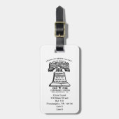 Étiquette À Bagage Luggage Tag - Style B (Personalized) (Devant Vertical)