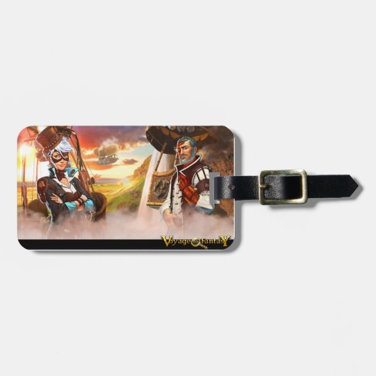 Étiquette À Bagage Luggage Tag - Voyage to Fantasy (Devant horizontal)