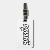 Étiquette À Bagage Luk Kreung › Half Thai Half Farang (Devant Vertical)