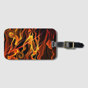 Étiquette À Bagage Lumière de feu