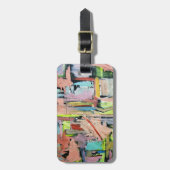 Étiquette À Bagage Lumière de soirée (Devant Vertical)