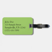 Étiquette À Bagage Lumière du matin du Mont Rainier (Dos horizontal)