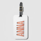 Étiquette À Bagage Lumières Anna Marquee (Devant Vertical)