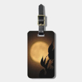 Étiquette À Bagage Lune d'automne (Devant Vertical)