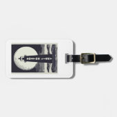 Étiquette À Bagage Lune phare de Boston (Devant horizontal)