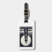 Étiquette À Bagage Lune phare de Boston (Devant Vertical)