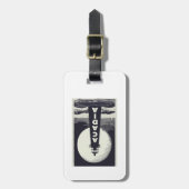 Étiquette À Bagage Lune phare du parc national Acadia (Devant Vertical)