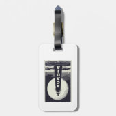 Étiquette À Bagage Lune phare du parc national Acadia (Dos Vertical)