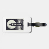 Étiquette À Bagage Lune phare du parc national Acadia (Dos horizontal)