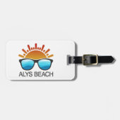 Étiquette À Bagage Lunettes de soleil d'Alys Beach (Devant horizontal)