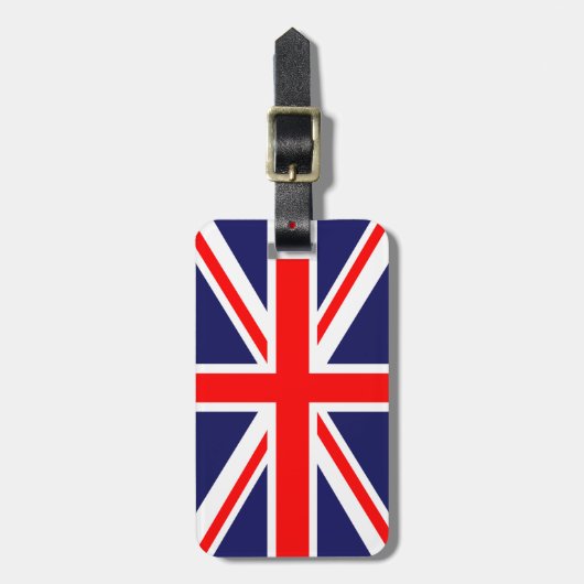 Étiquette À Bagage L'Union Jack classique (Devant Vertical)