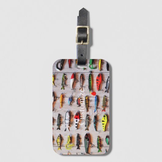 Étiquette À Bagage Lures de pêche classique Thunder_Cove (Devant Vertical)