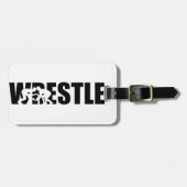 Étiquette À Bagage Lutte (Devant horizontal)