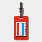 Étiquette À Bagage Luxembourg (Devant Vertical)