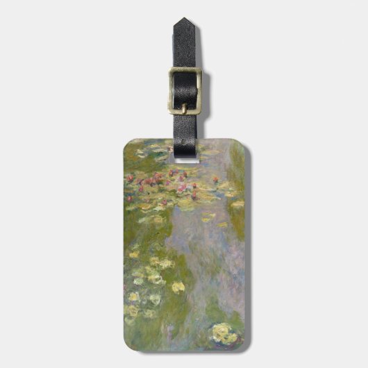 Étiquette À Bagage Lys d'eau - Claude Monet (Devant Vertical)